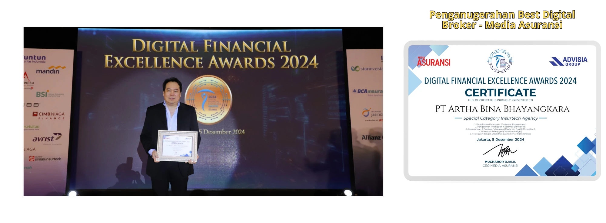 Penganugerahan Best Digital Broker - Media Asuransi 2024