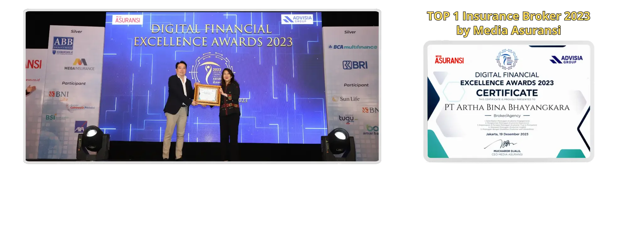 TOP 1 Insurance Broker 2023 by Media Asuransi