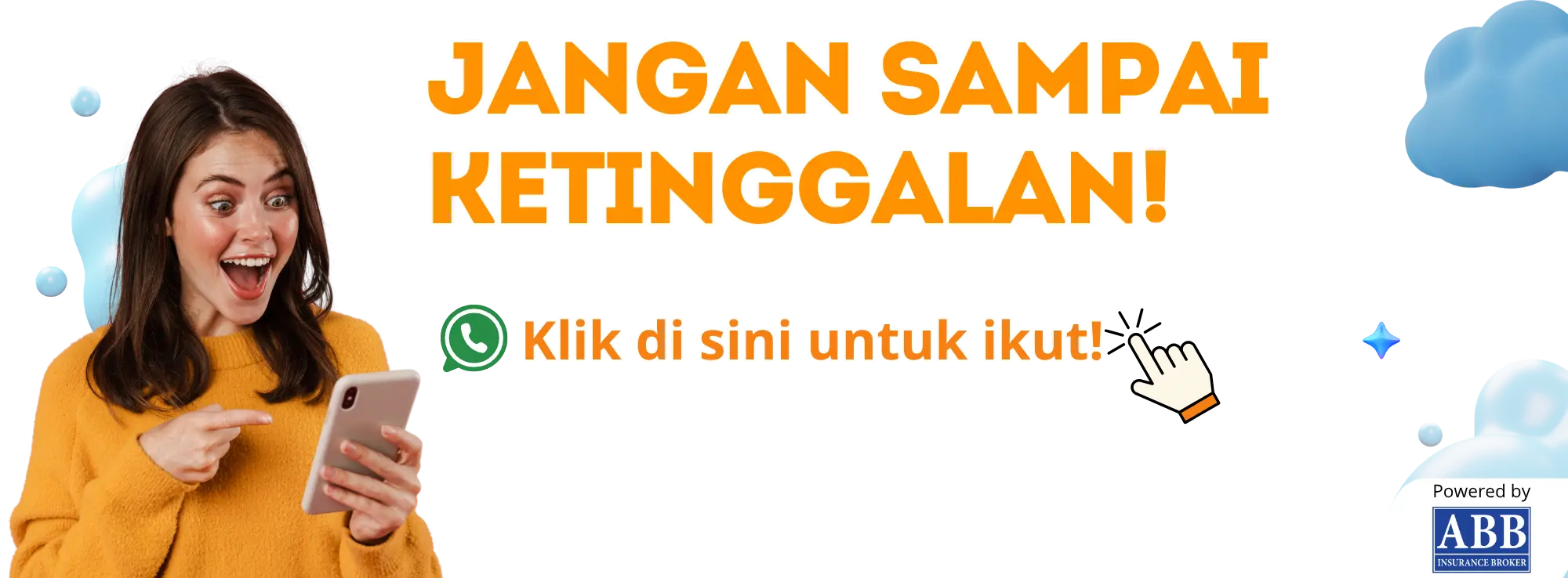 Slider Saluran WhatsApp ASURANSIKU.id!